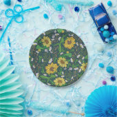 Golden Sunbloemen Tuinkunst Bord 7" (Feest)