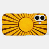 Golden Sunburst Case-Mate iPhone Case (Achterkant (horizontaal))