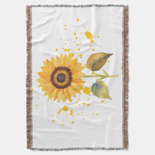 Golden Sunburst Deken (Voorkant Verticaal)