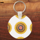 Golden sunburst sleutelhanger (Voorkant)