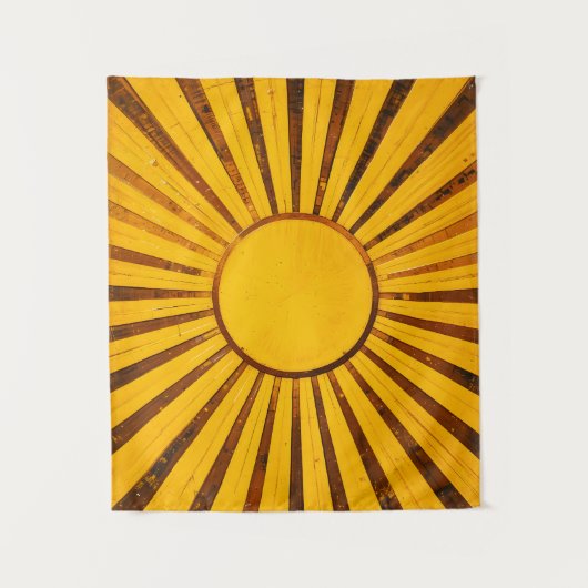 Golden Sunburst Wandkleed (Voorkant)