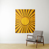 Golden Sunburst Wandkleed (In situ)