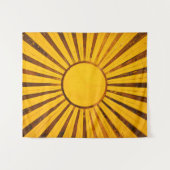 Golden Sunburst Wandkleed (Voorkant (horizontaal))