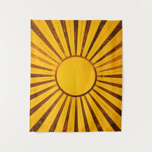 Golden Sunburst Wandkleed (Voorkant)
