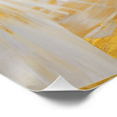 Golden Sunbursts beroemd gemaakt door Silver Dawn Perfect Poster (Hoek)