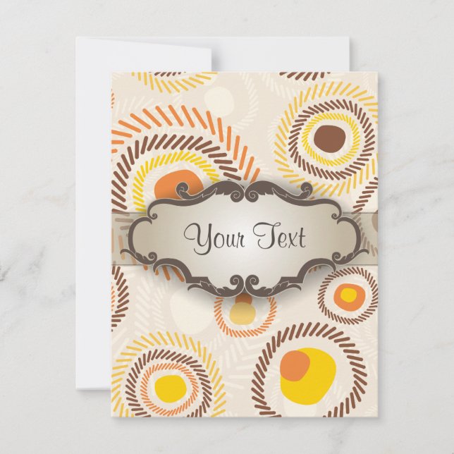 Golden Sunbursts met naamplaat (Voorkant)