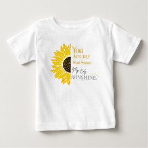 Golden Sunflower Baby T-shirt