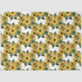 Golden Sunflower Design 7 Tissuepapier (Voorkant)