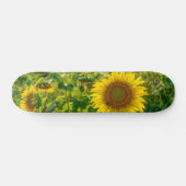 Golden Sunflower Field Persoonlijk Skateboard (Horizontaal)