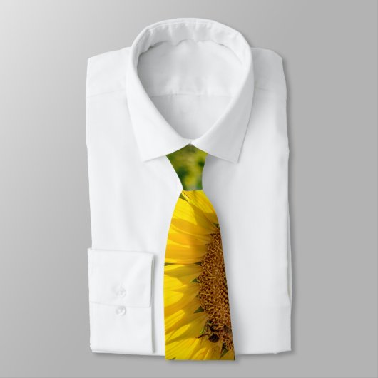 Golden Sunflower Field Stropdas (Gebonden)