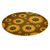 Golden Sunflower Patroon Snijplank (Hoek)