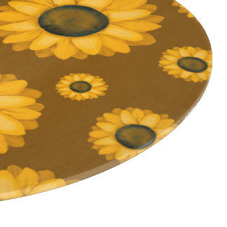 Golden Sunflower Patroon Snijplank