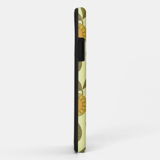 Golden Sunflower Pattern iPhone 5 hoesje (Achterkant/rechts)