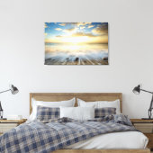 Golden Sunrise Canvas Afdruk (Insitu (Slaapkamer))