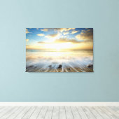 Golden Sunrise Canvas Afdruk (Insitu (Houten vloer))