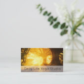 Golden Sunrise door bos Visitekaartje (Staand voorkant)