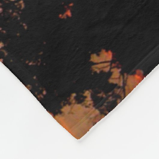 Golden Sunrise Fleece Deken (Hoek)