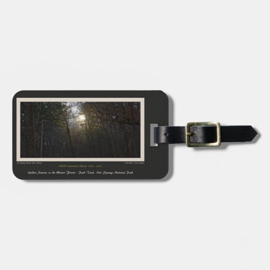 Golden Sunrise Forest Centennial Ed Bagagelabel (Voorkant horizontaal)