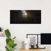 Golden Sunrise in het winterbos Poster (Thuiskantoor)