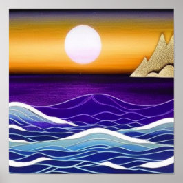 Golden Sunrise in Zee Poster