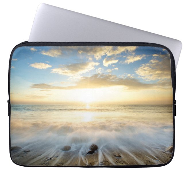 Golden Sunrise Laptop Sleeve (Voorkant)