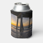 Golden Sunrise onder Pensacola Pier Koelbox Blikjeskoeler (Blikje Achterkant)