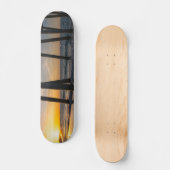 Golden Sunrise onder Pensacola Pier Skateboard (Voorkant)