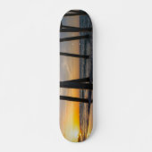 Golden Sunrise onder Pensacola Pier Skateboard (Voorkant)