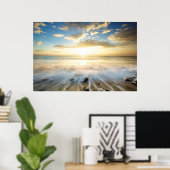 Golden Sunrise Poster (Thuiskantoor)