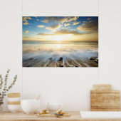 Golden Sunrise Poster (Keuken)