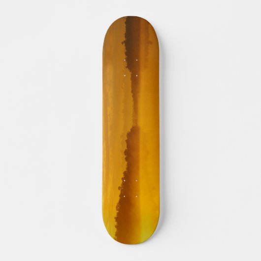 Golden sunrise skateboarddek skateboard (Voorkant)