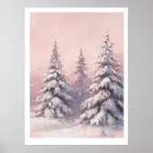 Golden Sunrise Tree Poster (Voorkant)