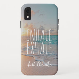 Golden Sunrise Tropical Beach Scene Inhale Exhale Case-Mate iPhone Case