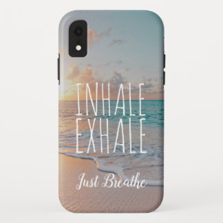 Golden Sunrise Tropical Beach Scene Inhale Exhale Case-Mate iPhone Case