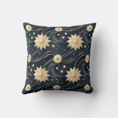 Golden Suns en hemelse golven Kussen (Achterkant)