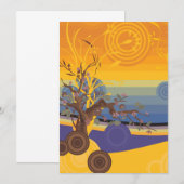 Golden Sunset Art Kaart (Voorkant / Achterkant)