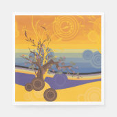 Golden Sunset Art Servet (Voorkant)