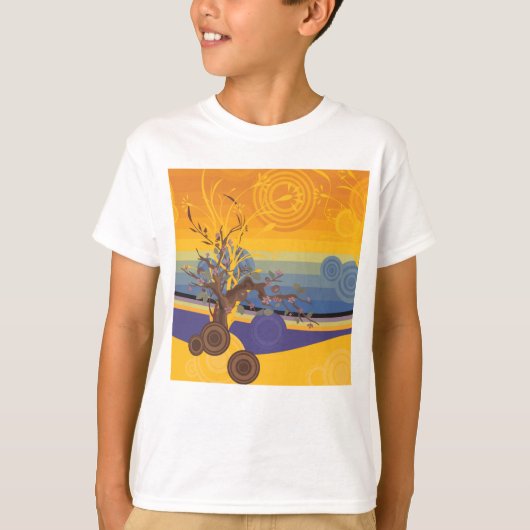 Golden Sunset Art T-shirt (Voorkant)
