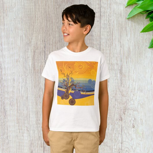 Golden Sunset Art T-shirt