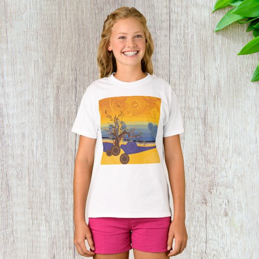 Golden Sunset Art T-shirt