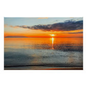 Golden Sunset Beach Paradise Perfect Poster (Voorkant)
