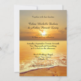 Golden Sunset Beach Weddenschap Kaart