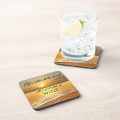 Golden Sunset Beach Wine Onderzetters (Rechterzijde)