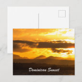 Golden Sunset Briefkaart (Voorkant / Achterkant)