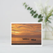 Golden Sunset Briefkaart (Staand voorkant)