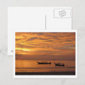Golden Sunset Briefkaart (Voorkant / Achterkant)