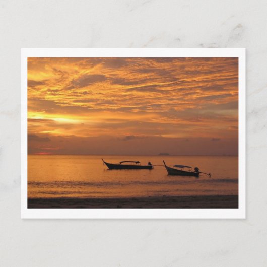 Golden Sunset Briefkaart (Voorkant)