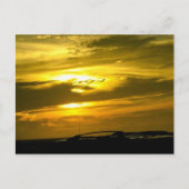 Golden Sunset Briefkaart (Voorkant)