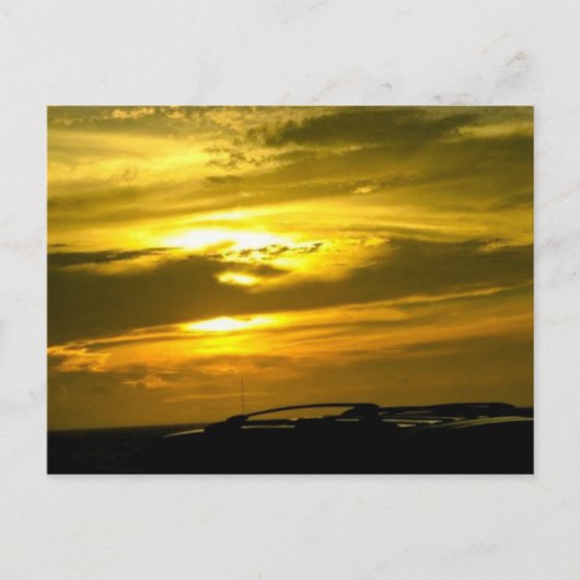 Golden Sunset Briefkaart (Voorkant)