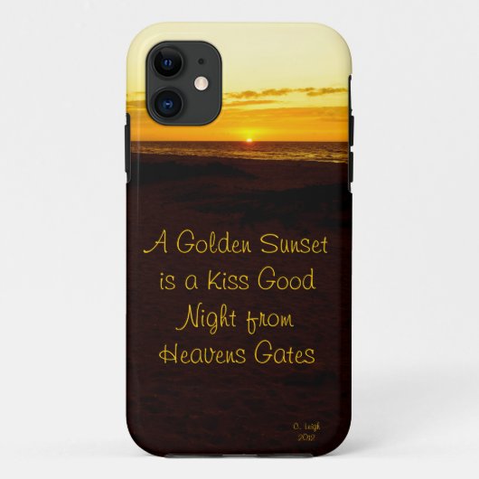 Golden Sunset Case-Mate iPhone Case (Achterkant)